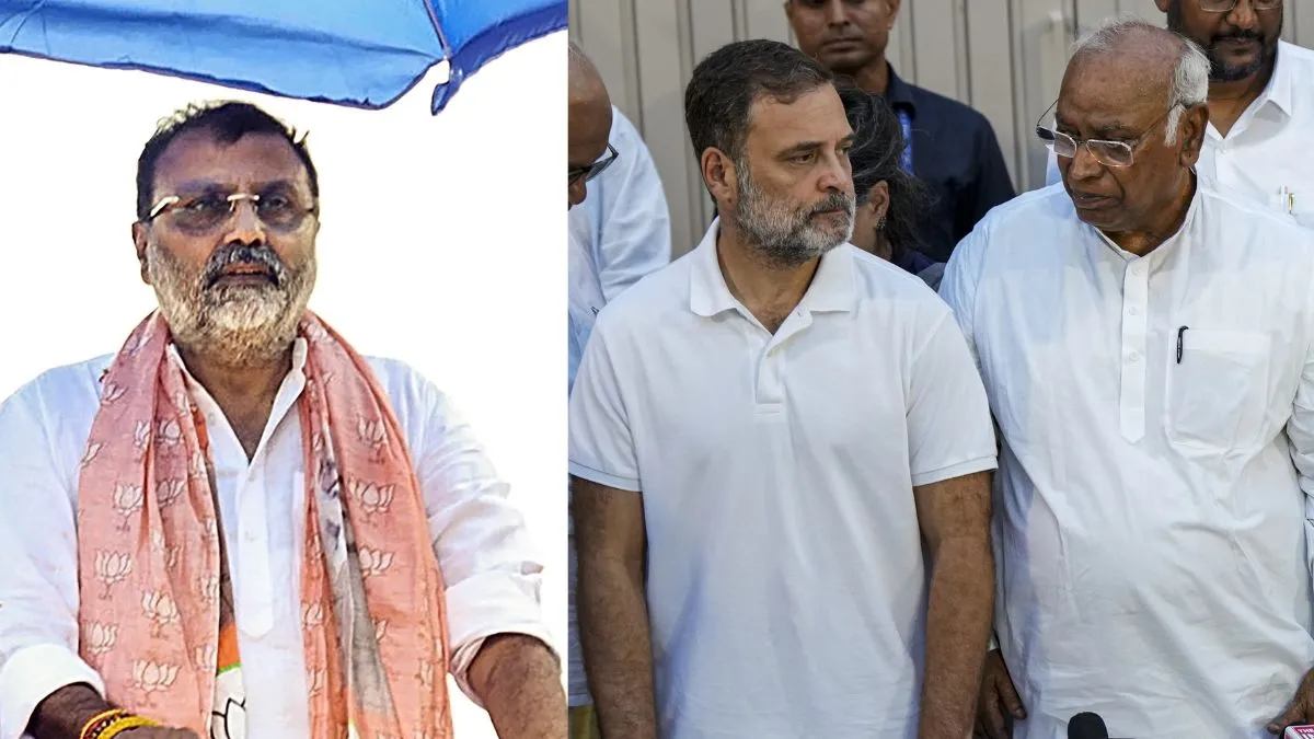 बीजेपी सांसद निशिकांत दुबे ने कांग्रेस अध्यक्ष खरगे और राहुल गांधी को बताया पागल