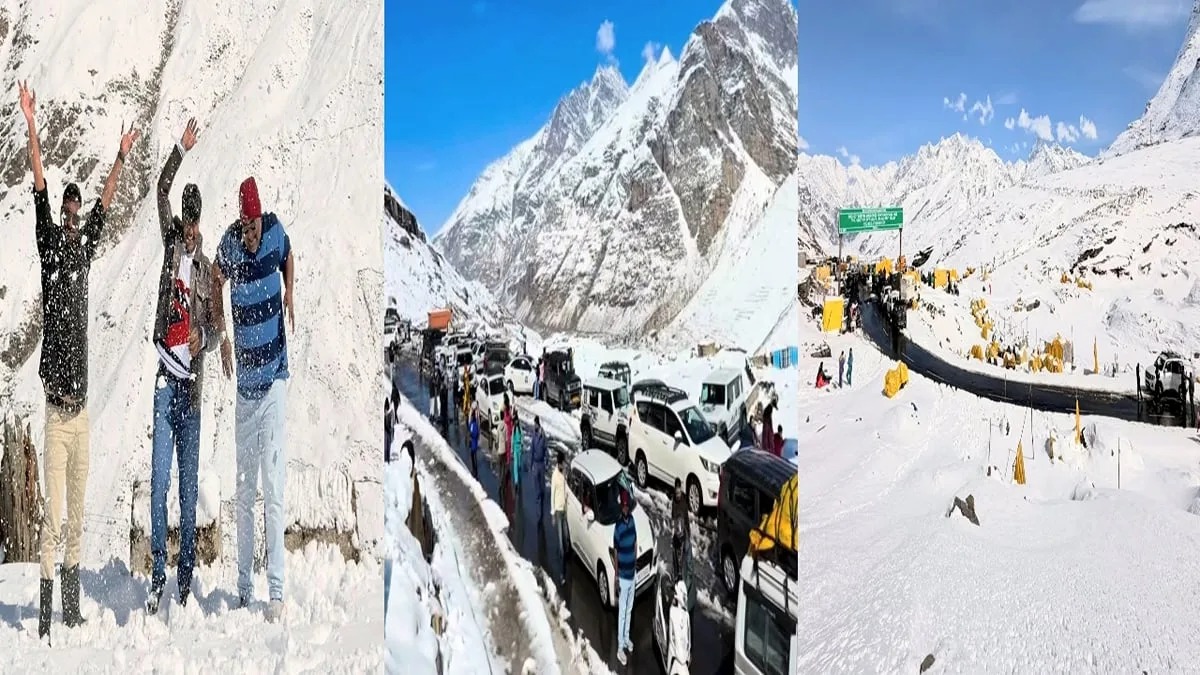 रोहतांग में बर्फबारी के बाद मनाली में लौटी रौनक, वीकेंड पर दोगुने हुए पर्यटक