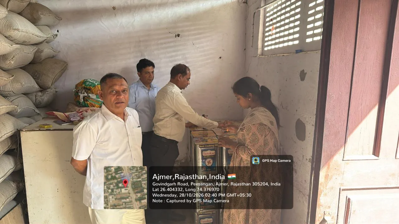 त्योहारी सीजन में खाद्य सुरक्षा विभाग की बड़ी कार्रवाई, 540 लीटर तेल और 79 किलो घी सीज