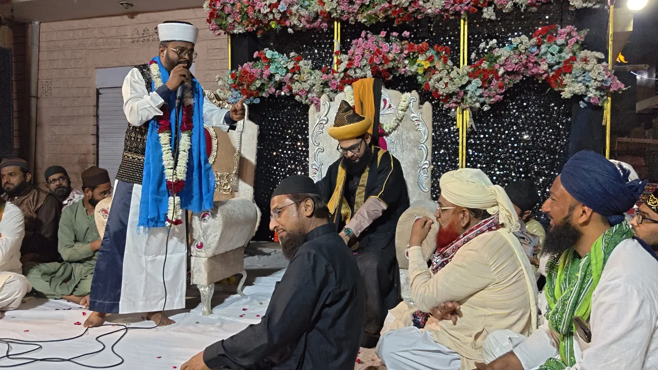 मदेरणा कॉलोनी में शाने सहाबा-ए-किराम इस्लाह-ए-मुआशरा कॉन्फ्रेंस आयोजित